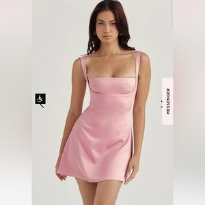 House of CB Quartz mini dress in pink